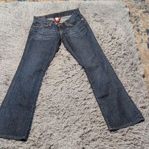 Lucky Brand Women's Boot Cut Jeans in Dark Blue